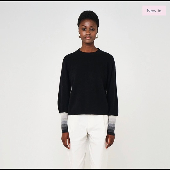BRODIE STRATA CUFF BALLOON SLEEVE JUMPER